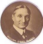 William Gibbs McAdoo Large Sepia Celluloid