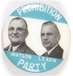 Watson, Learn Prohibition Party