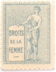 Droites de la Femme Stamp