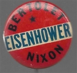 Eisenhower, Nixon, Bertolet Pennsylvania Coattail 