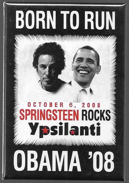 Obama, Springsteen Born to Run Ypsilanti 