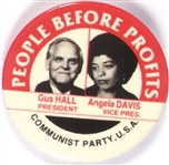 Hall, Davis People Before Profits