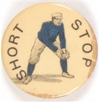 Vintage Short Stop Baseball Pin