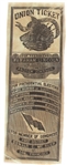 Lincoln Union Ticket Paper Ribbon