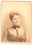 Frances Cleveland Tinted Cabinet Card