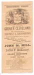 Cleveland 1884 New Hampshire Paper Ballot