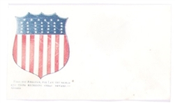 Civil War Union Shield Cover
