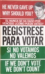 RFK Register to Vote Spanish Language Poster