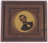 Abraham Lincoln Reverse on Glass