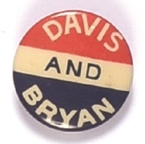 Davis and Bryan Red, White and Blue Celluloid