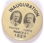Hoover, Curtis Scarce Inaugural Jugate