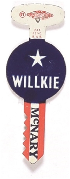 Willkie, McNary Key Tab