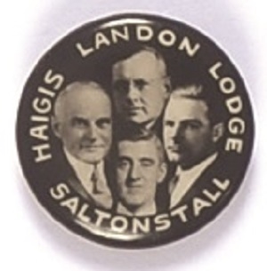 Landon, Lodge, Haigis, Saltonstall Massachusetts Coattail
