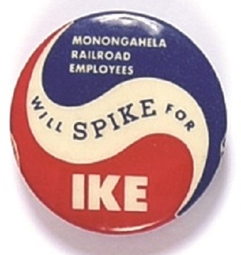 Monongahela Railroad Spike for Ike