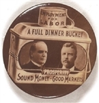McKinley, Roosevelt Brown Dinner Bucket