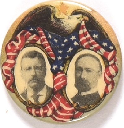 Roosevelt, Fairbanks Eagle and Flag