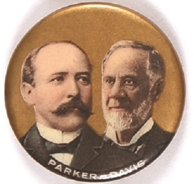 Parker, Davis, Gold Background Celluloid