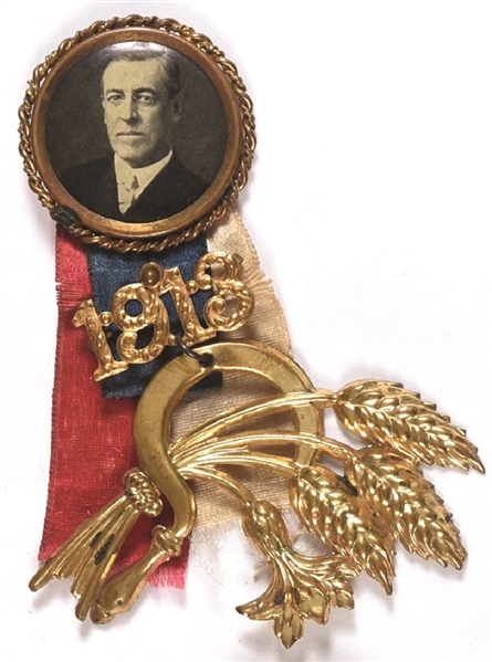 Wilson Pin With 1913 Inaugural Ornament