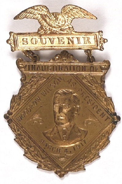 Wilson 1917 Inauguration Badge