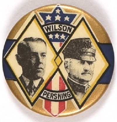 Wilson and Pershing World War I Celluloid