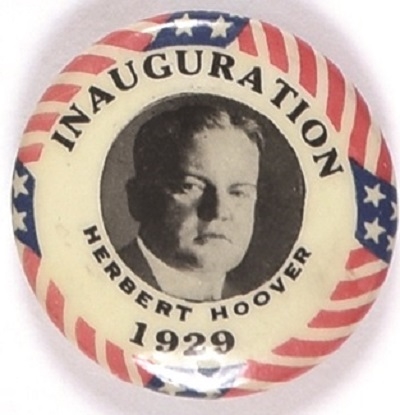 Hoover 1929 Inauguration Pin