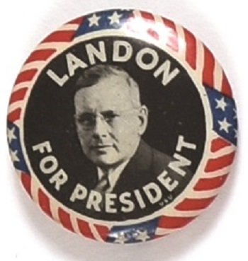 Landon for President Stars and Stripes