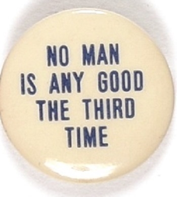 No Man is Any good the Third Time