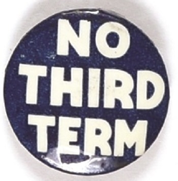 No Third Term Fat Letters