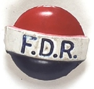 FDR Painted Metal Pin