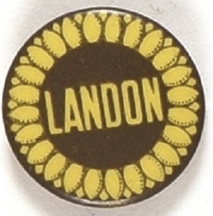 Landon Yellow and Brown Sunflower Pin