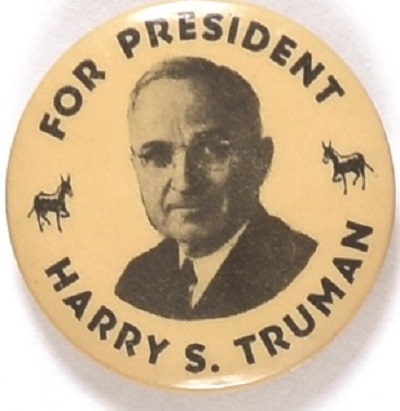 Truman Pair of Donkeys Pin