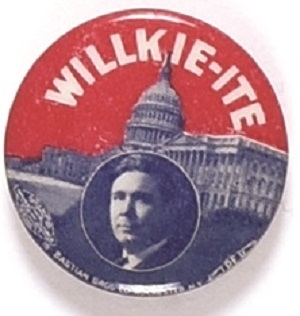Classic Willkie-Ite Celluloid