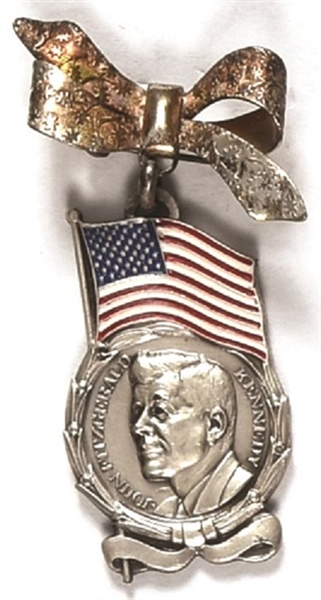 JFK Flag Memorial Badge