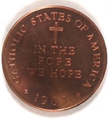 JFK Anti Catholic Medal