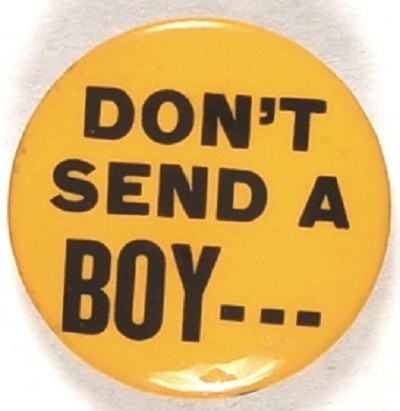 Anti JFK Dont Send a Boy Yellow Version