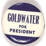 Goldwater Blue and White Celluloid