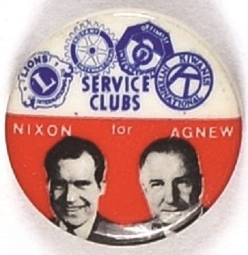 Nixon, Agnew Service Clubs