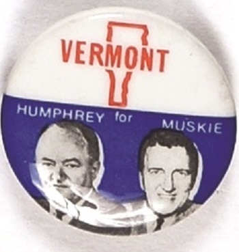 Humphrey, Muskie Vermont Jugate