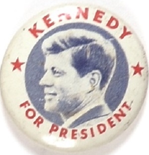 JFK Red, White and Blue Litho