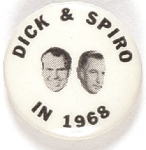 Dick and Spiro in 1968