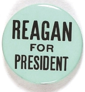 Reagan for President Blue Celluloid