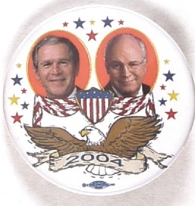 Bush, Cheney Colorful Jugate