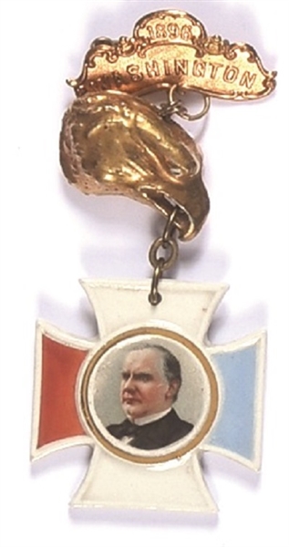 McKinley Unusual Enamel Badge