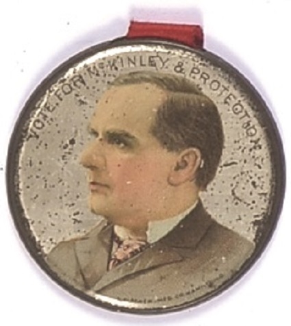 McKinley Tin Plate Mirror Image