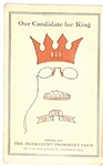 Roosevelt Candidate for King Postcard