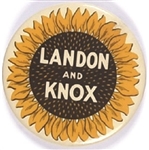 Landon and Knox Scarce Sunflower Pin