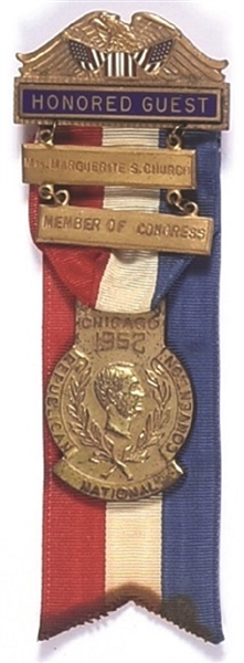 Eisenhower 1952 Honored Guest Convention Badge
