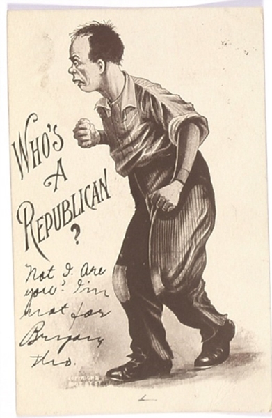 Whos Republican Postcard