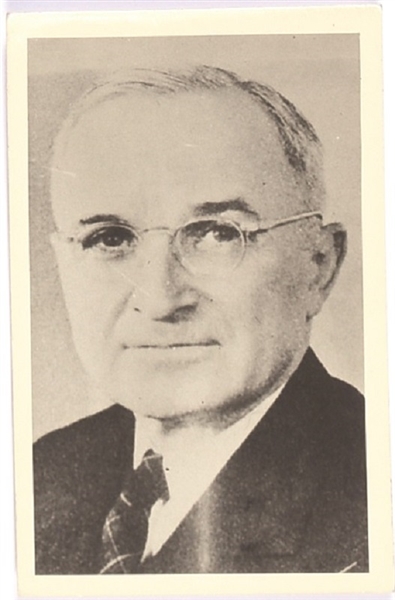 Harry Truman Postcard