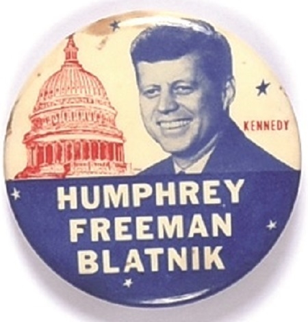 Kennedy, Humphrey 1960 Minnesota Coattail